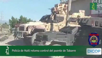 Policía de Haití retoma control del puente de Tabarre