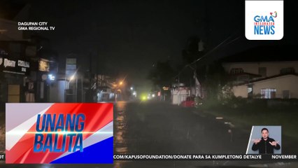 Bagyong Uwan, nagdulot ng baha at brownout; malakas na hangin, nagpabagsak sa ilang puno; ilang yero, nabaklas | Unang Balita