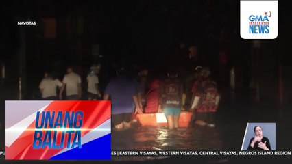 Abot-baywang na baha na dulot ng Bagyong Uwan, namerwisyo sa maraming bahay | Unang Balita