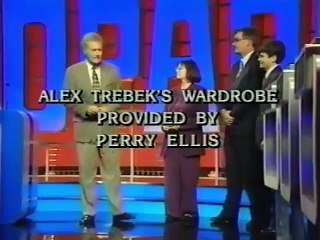 Jeopardy! closing credits, 9/2/96