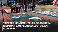 “La Magia del Color”: exposición de tapetes monumentales de aserrín en Ecatepec