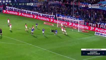Tigre 1 - 0 Estudiantes: el gol de Cabrera para abrir el marcador