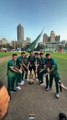 Pakistan cricket team celebrating cup