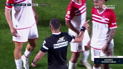 Tigre vs Estudiantes: la expulsión de Guido Carrillo