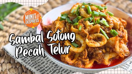 Sambal Sotong Pecah Telur Paling Power