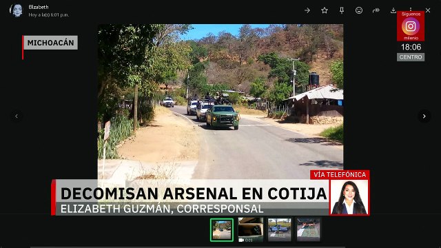 En Michoacán, fuerzas federales decomisan material explosivo del crimen organizado