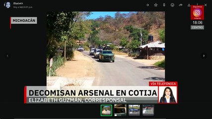 En Michoacán, fuerzas federales decomisan material explosivo del crimen organizado