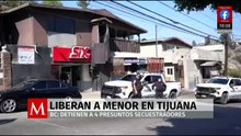 En Tijuana, una persecución terminó en el rescate de un secuestrado y cuatro detenidos