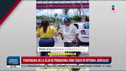 Funcionaria de la SCJN se promociona como coach | Imagen Noticias Fin de Semana