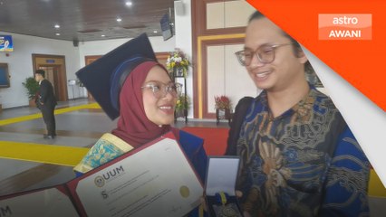 Pesakit kanser tahap 4 terima Anugerah Emas UUM