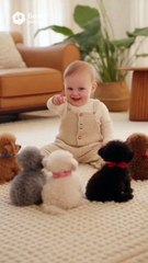 Baby and Dog ! #shorts #youtubeshorts #baby #dog #babyanddog #dogandbaby #smile