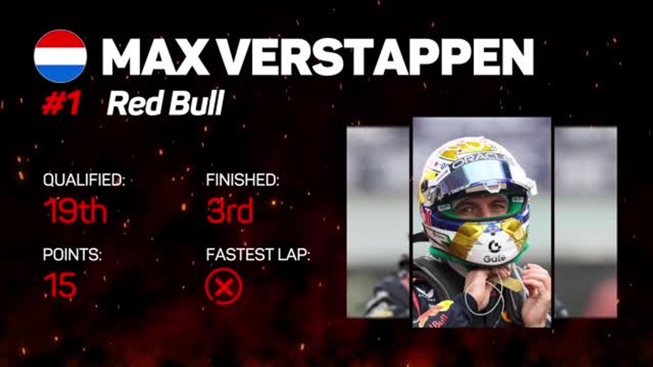 Sao Paulo GP F1 Star Driver - Max Verstappen