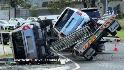 Truck crash at Kembla Grange | November 10, 2025 | Illawarra Mercury