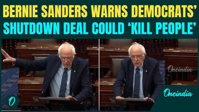 US News| Bernie Sanders EXPLODES Over Shutdown Deal, Predicts Deadly Consequences | US Govt Shutdown