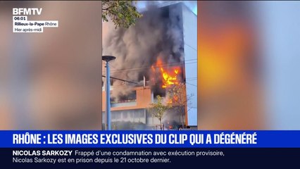 Les habitants de Rillieux-la-Pape encore sous le choc après l'incendie d'un immeuble lors du tournage d'un clip de rap