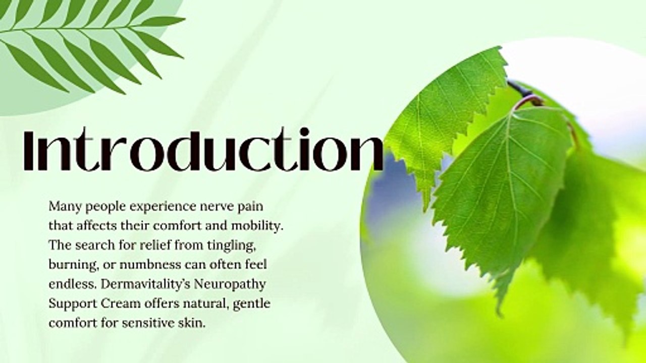 Neuropathy Support Cream