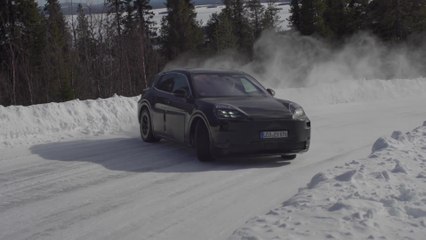 Porsche Cayenne Electric - Cold-weather testing