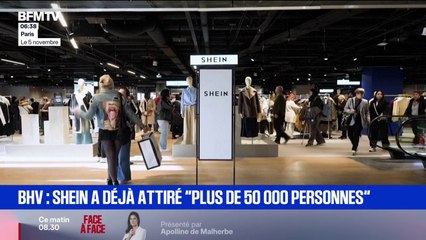 La boutique Shein au BHV a attiré "plus de 50.000 personnes" en quelques jours