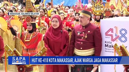 HUT ke-418 Makassar, Wali Kota Munafri Arifuddin Ajak Warga Rajut Harmoni dan Kebersamaan