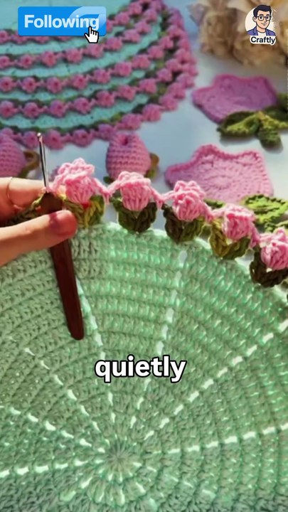 Turn your crochet hobby into a profitable business in 2025 🧶 Handmade dining table runners and mats are trending worldwide #HandmadeBusiness #CrochetDecor #SmallBusinessIdeas #Craftly #DIYBusiness #EtsyShop #CrochetTableSet  Reacts | DIY videos | crafts