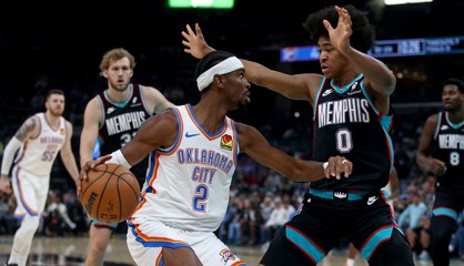 NBA : Le Thunder de Shai renverse les Grizzlies de Ja Morant