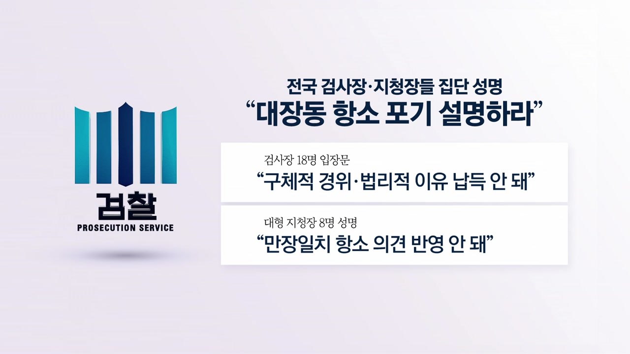 검사들 집단 반발에..."쿠데타적 항명" vs "파란 윤석열" [앵커리포트] / YTN