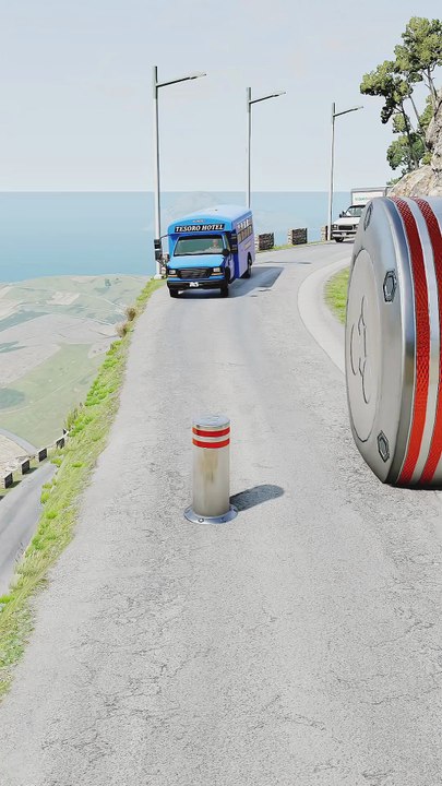 Realistic BeamNG Drive car crash physics. Watch in
