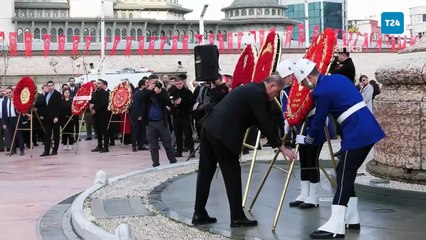 Taksim’deki 10 Kasım anmasında AKP çelengi bırakılmadı