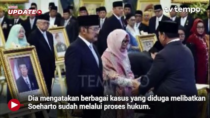 Fadli Zon Klaim Soeharto Tidak Terlibat Korupsi dan Pelanggaran HAM