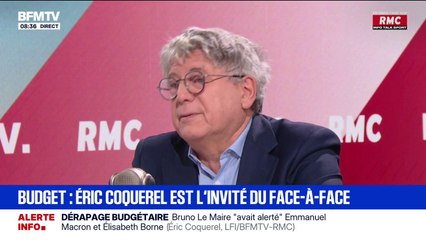 "Ça sonne l'échec de leur politique": Éric Coquerel (LFI) revient sur le trou de 20 milliards d'euros dans les recettes de l'État en 2023, estimés par Bruno Lemaire