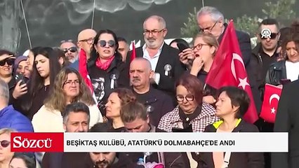 Beşiktaş Kulübü, Atatürk'ü Dolmabahçe'de andı