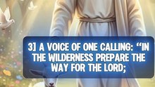 3] A voice of one calling: “In the wilderness prepare the way for the Lord; make straight in the desert a highway for our God. Isaiah 40:3 NIV