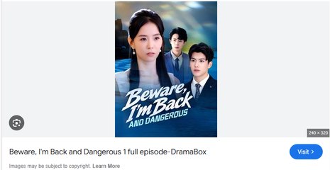 BEWARE I'M BACK AND DANGEROUS. FULL MOVIES ENGLISH SUB