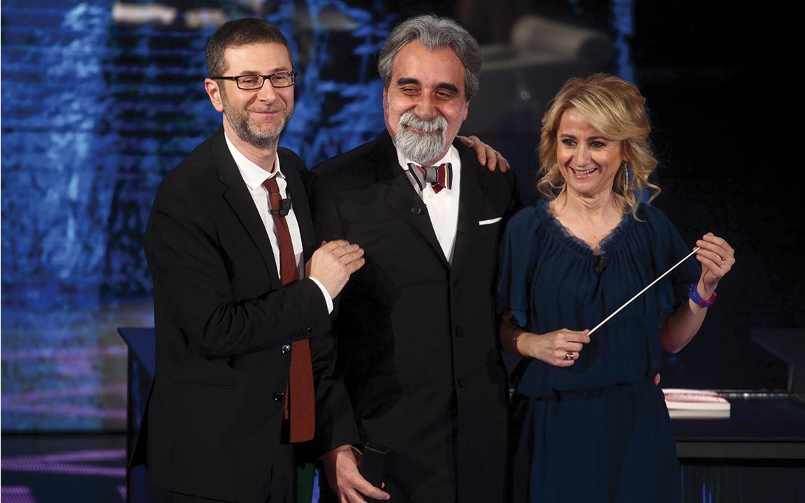 Che tempo che fa: Fabio Fazio dedica la puntata al Maestro Beppe Vessicchio. La clip