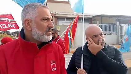 "A rischio la sicurezza degli impianti Eni di Porto Torres": sit in dei sindacati