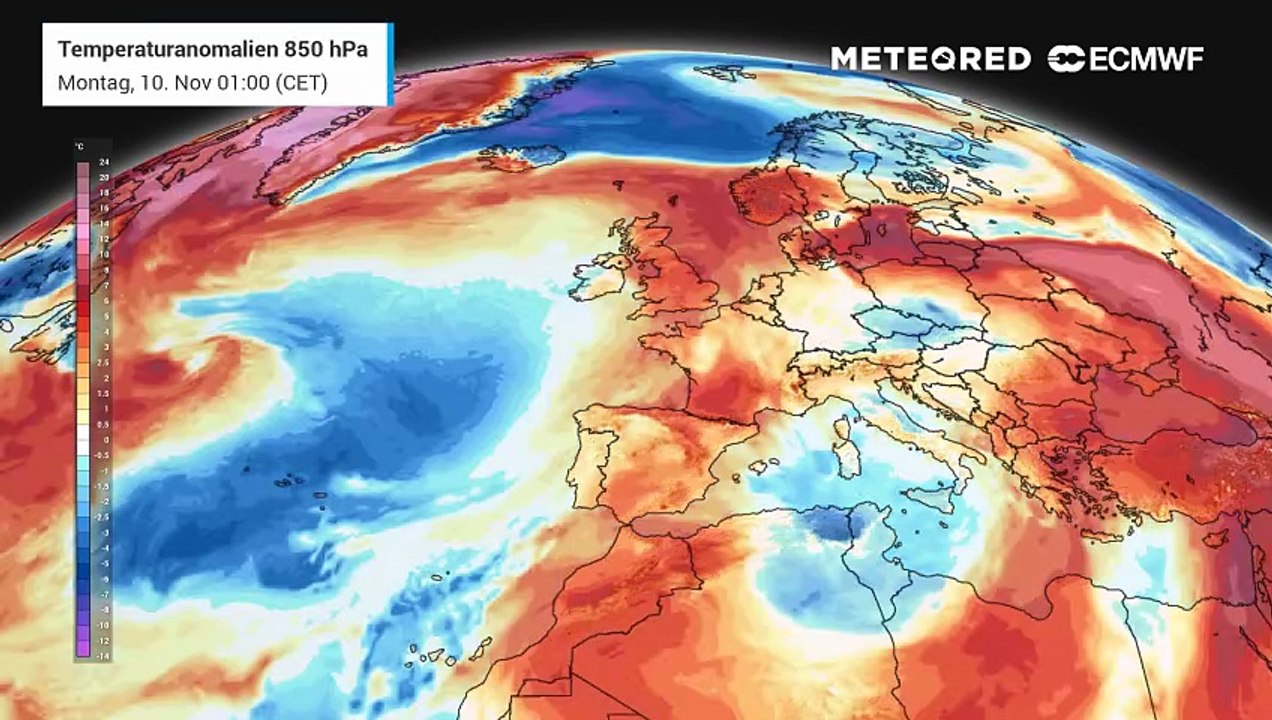 Extreme Warmluft im Anmarsch- direkt aus der Sahara!