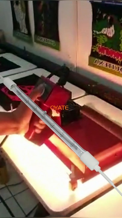 1000w infrared ceramic heat lamp 1000w infrared ceramic heating lamp 1000w Infrared Clear Carbon Fiber  Heating Lamp 1000w infrared curing lamp