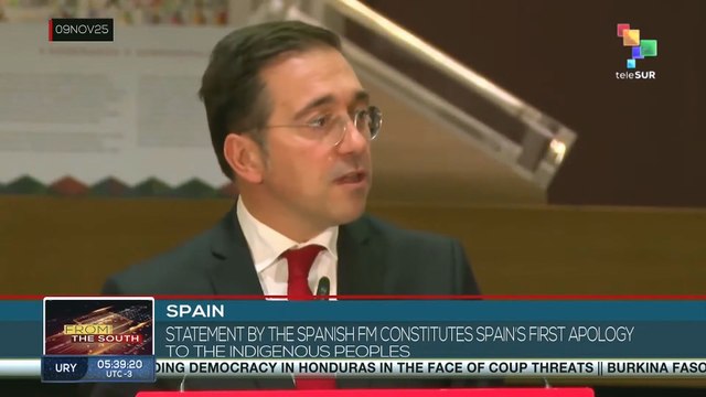 SPAIN l Spanish FM constitutes Spain’s first apology to the indigenous peoples