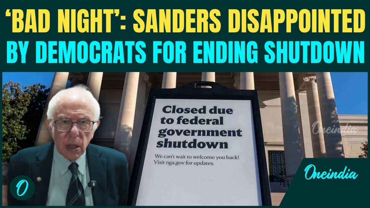 US Government Shutdown Latest: Bernie Sanders TEARS INTO Democrats Who Votes to END The Shutdown
