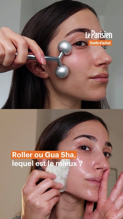 Routine massage facial : Roller ou Gua Sha ?
