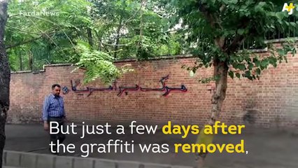 Death to America  Graffiti Reappears On