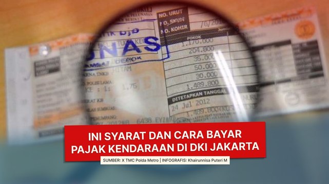 Ini Syarat dan Cara Bayar Pajak Kendaraan di DKI Jakarta