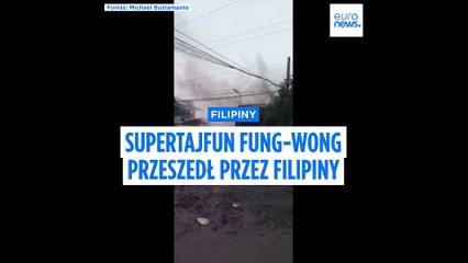 Tajfun Fung-wong spowodował śmierć 4 osób i ewakuację 1,4 miliona mieszkańców