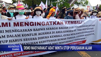 Masyarakat Adat Demo di Kantor Gubernur Sumut, Desak Pemerintah Tutup TPL & Pemeliharan Danau Toba