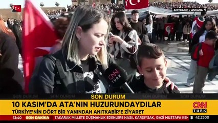 Türkiye’nin dört bir yanından Anıtkabir’e ziyaretçi akını