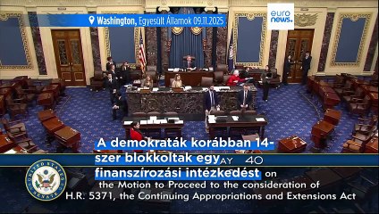 Megállapodás az amerikai szenátusban: 40 nap után véget érhet a kormányzati leállás