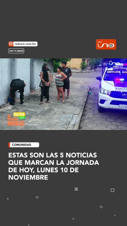 Te contamos lo que está marcando la jornada de hoy, 10 de noviembre