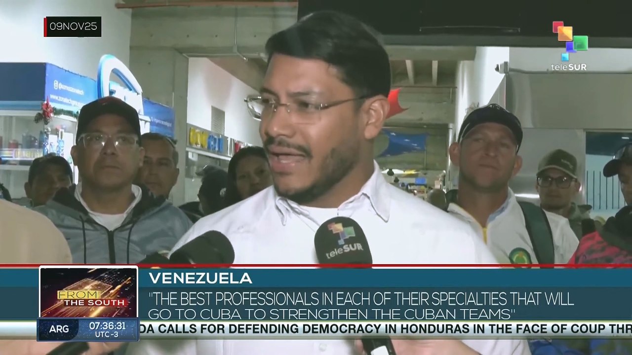 VENEZUELA l Vice Minister for Latin America of Venezuela, Rander Peña, on humanitarian aids to Cuba