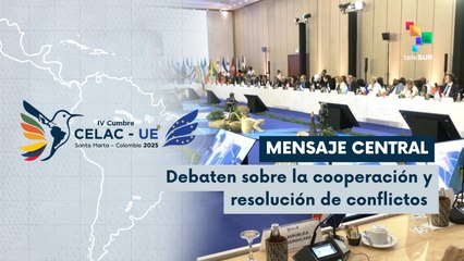Líderes de América Latina y Europa abogan por la paz en la primera jornada de la cumbre