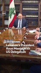 Lebanon’s President Aoun Meets With US Delegation